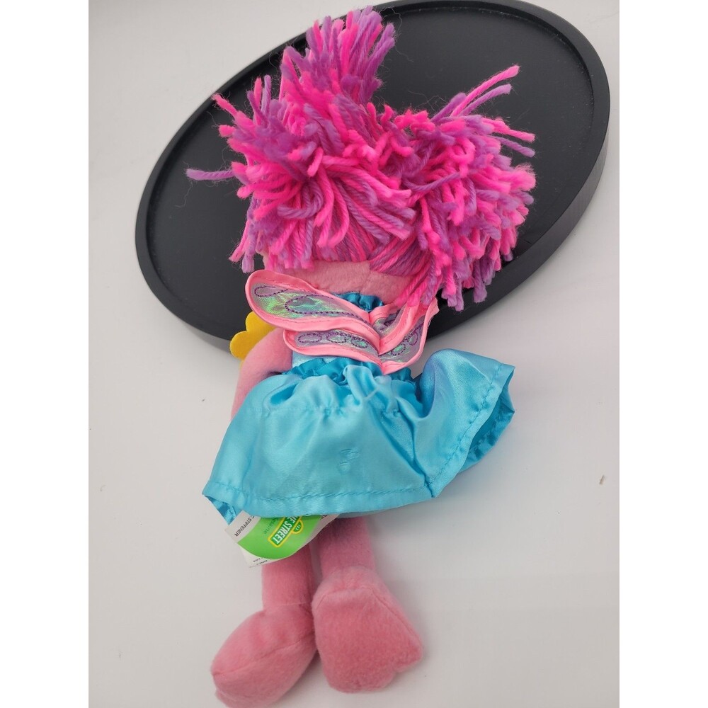 GUND Sesame Street ABBY Cadabby Plush 10" Pink Fairy Doll Blue Wings 2019 - Picture 4 of 10